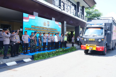 Polri All-Out Tangani Krisis Sumatera: Wakapolri Lepas Bantuan Kemanusiaan Polda Lampung