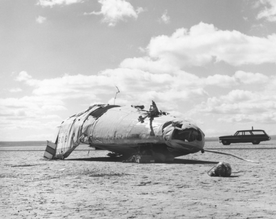 “NASA’s M2-F2 Plane Crash at Rogers Dry Lakebed in California”