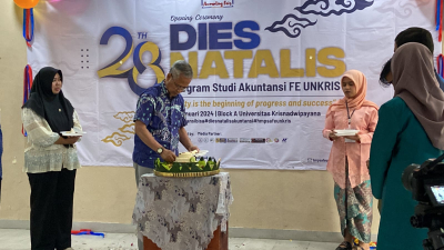Himpunan Mahasiswa Prodi Akuntansi FE Unkris Gelar Accounting Fair 2024