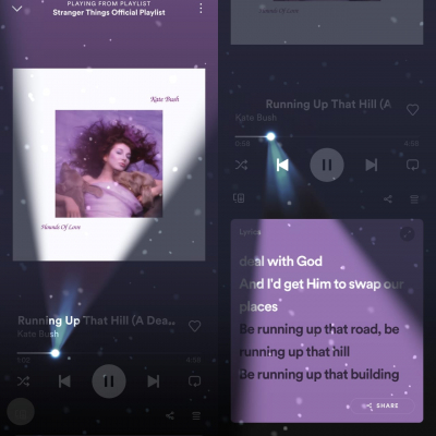 Spotify Creates Custom Mode for Stranger Things Playlists