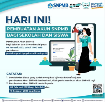 Begini Cara Pendaftaran Akun Siswa SNPMB 2023 Untuk Ikut SNBP Dan SNBT ...