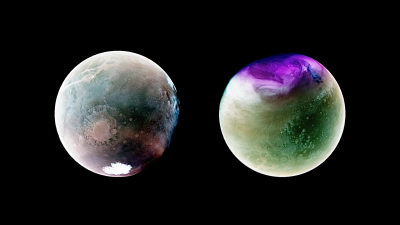 The Changing Seasons of Mars: Photos in Ultraviolet Light from July 2022 to January 2023