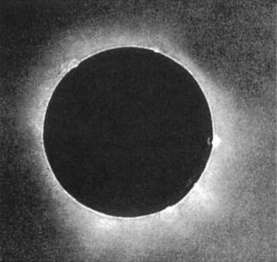 First Image of the Solar Eclipse: July 28, 1851