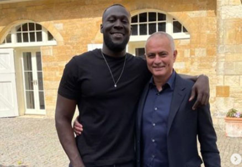 Jose Mourinho dan rapper asal Inggris Stormzy