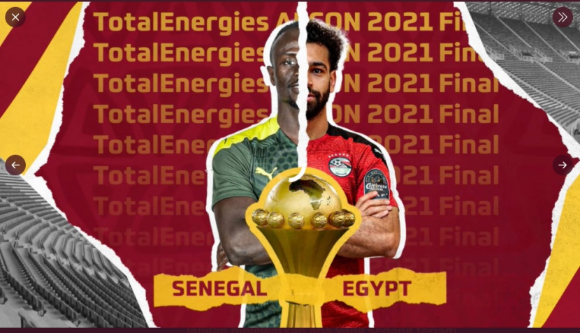 Timnas Senegal menghadapi Timnas Mesir di partai final Piala Afrika 2021. (Twitter/CAF_Online)