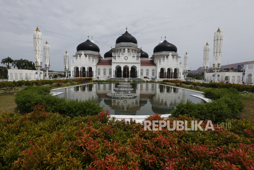 Masjid Raya Baiturrahman, Banda Aceh, Provinsi Aceh. Dok: Republika 