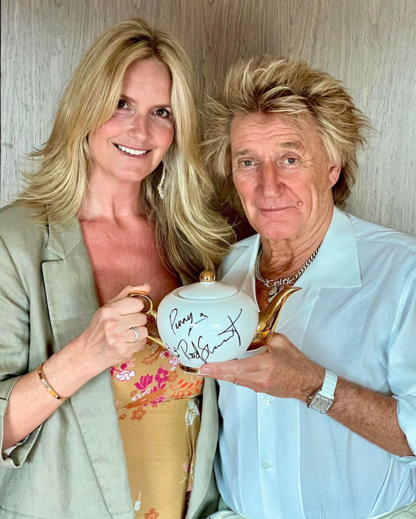 Instagram/sirrodstewart/Penny Lancaster dan Rod Stewart