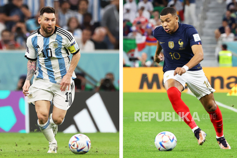 Argentina Vs Prancis di Final Piala Dunia. Dalam catatan sejarah, Prancis pernah menjajah Indonesia. Foto: Republika